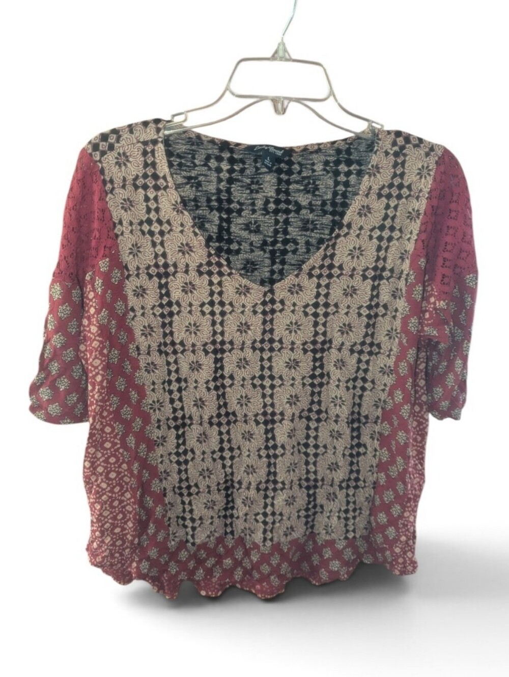 Lucky Brand Large Bohemian Blouse